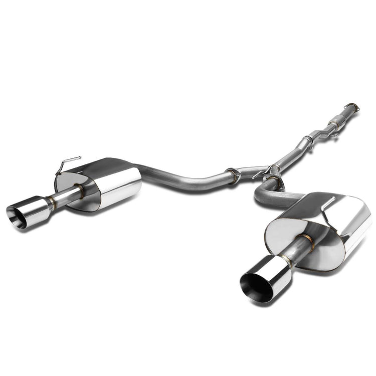 TUBERIA CATBACK CATBACK - 09-15 NISSAN MAXIMA - 3.5L V7 - DUAL ROLLED TIP - STAINLESS STEEL