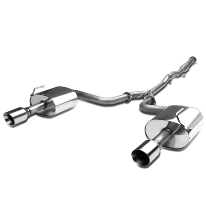 TUBERIA CATBACK CATBACK - 09-15 NISSAN MAXIMA - 3.5L V7 - DUAL ROLLED TIP - STAINLESS STEEL