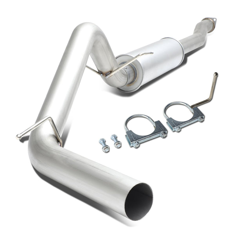 TUBERIA CATBACK CATBACK - 16-18 TOYOTA TACOMA 3.5L - SINGLE TIP - STAINLESS STEEL