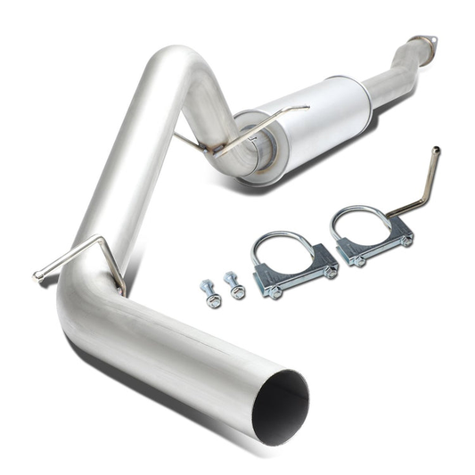 TUBERIA CATBACK CATBACK - 16-18 TOYOTA TACOMA 3.5L - SINGLE TIP - STAINLESS STEEL