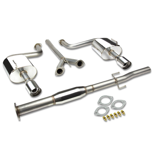 TUBERIA CATBACK CATBACK - 09-15 NISSAN MAXIMA - 3.5L V7 - DUAL TIP - STAINLESS STEEL