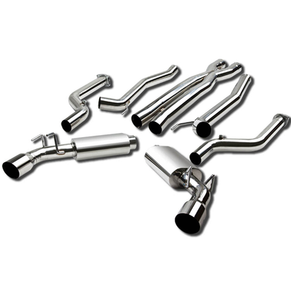 TUBERIA CATBACK CATBACK - 11-15 CHEVY CAMARO 6.2L V8 - DUAL TIP - STAINLESS STEEL
