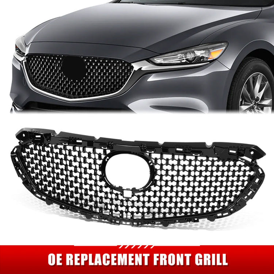 PARRILLA GRILLE - MZ 6 14-17/18-21/ GRILLE ASS'Y 18-21/ PAINTED BLACK//PARTS.NO,MA1200217//OEM NO,GSH750719