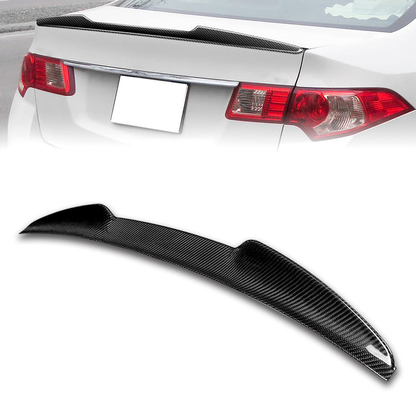 SPOILER CAR TRUNK SPOILER - 09-14 ACURA TSX - CARBON FIBER BLACK