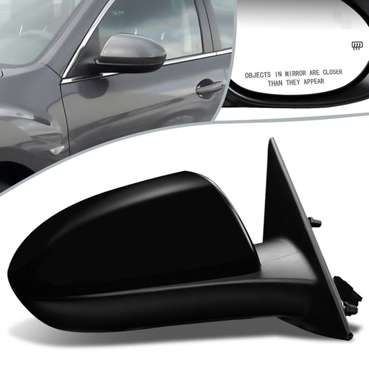 RETROVISOR MIRROR - OEM - 09-10 MAZDA 6 - POWER ADJUST - HEATED GLASS - PAINT BLACK