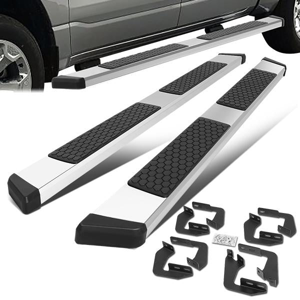 ESTRIBOS 5.5" - HONEYCOMB STEP PAD - 07-21 TOYOTA TUNDRA - EXTENDED CREW CAB - CHROME / BLACK