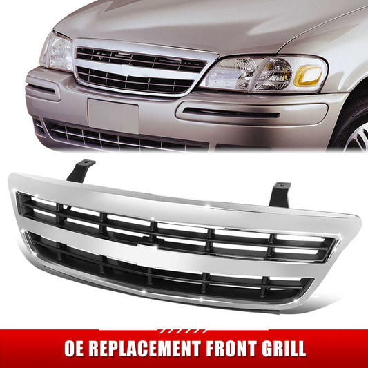 PARRILLA GRILLE - CV VENTRE '97-'05/ GRILLE ASS'Y 01-05/ CHROME/BLACK