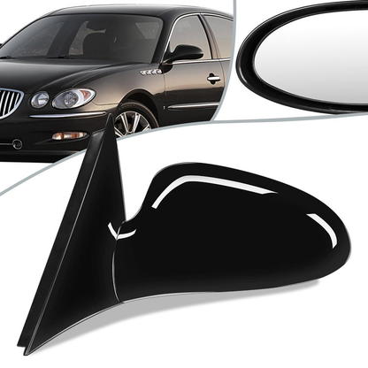 RETROVISOR MIRROR - OEM - 05-09 BUICK ALLURE / 05-09 BUICK LACROSSE - POWERED - PAINTABLE - BLACK - LEFT