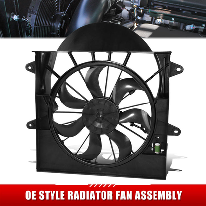 ABANICOS OE STYLE -JEEP COMMANDER 2008-2010 / JEEP GRAND CHEROKEE 2008-2010 / 4.7L, 5.7L COMMANDER / 3.7L, 4.7L, 5.7L, 6.1L GRAND CHEROKEE