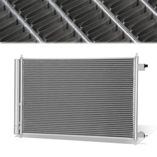 CONDENSADOR CHEVROLET CITY EXPRESS 2015-2018 / NISSAN NV200 2013-2021 - ALUMINUM - SILVER