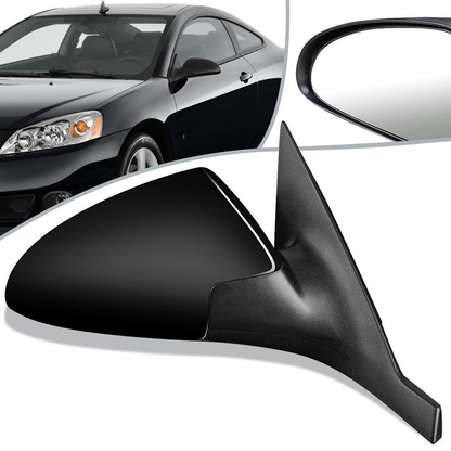 RETROVISOR MIRROR - OEM - 06-09 PONTIAC G6 COUPE - POWERED - PAINTABLE - BLACK - RIGHT