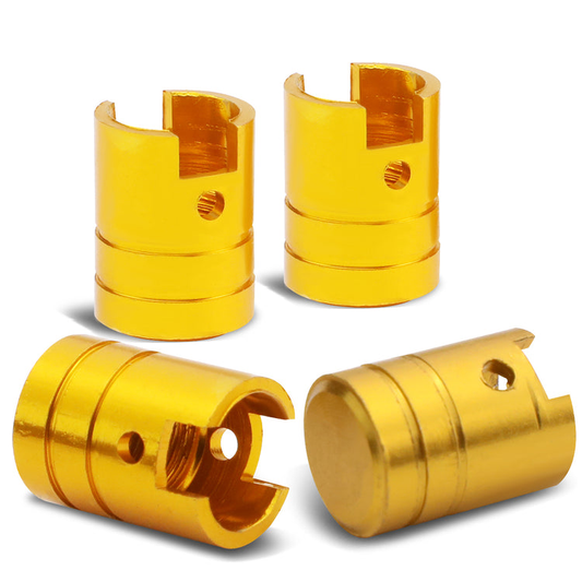 ACCESORIOS 17MM / 1.00" TALL - PISTON STYLE - GOLD