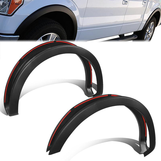 CANTONERAS 09-14 FORD F-150 - FITS 67", 78.8", 97.4" STYLESIDE BED MODELS - DOES NOT FIT PLATINUM OR RAPTOR MODELS - SMOOTH - BLACK