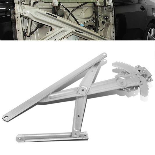 REGULADOR DE VENTANA WINDOW MOTORS & REGULATORS - METALLIC - 88-92 TOYOTA COROLLA SEDAN / WAGON - METALLIC - BARE STEEL/PLASTIC