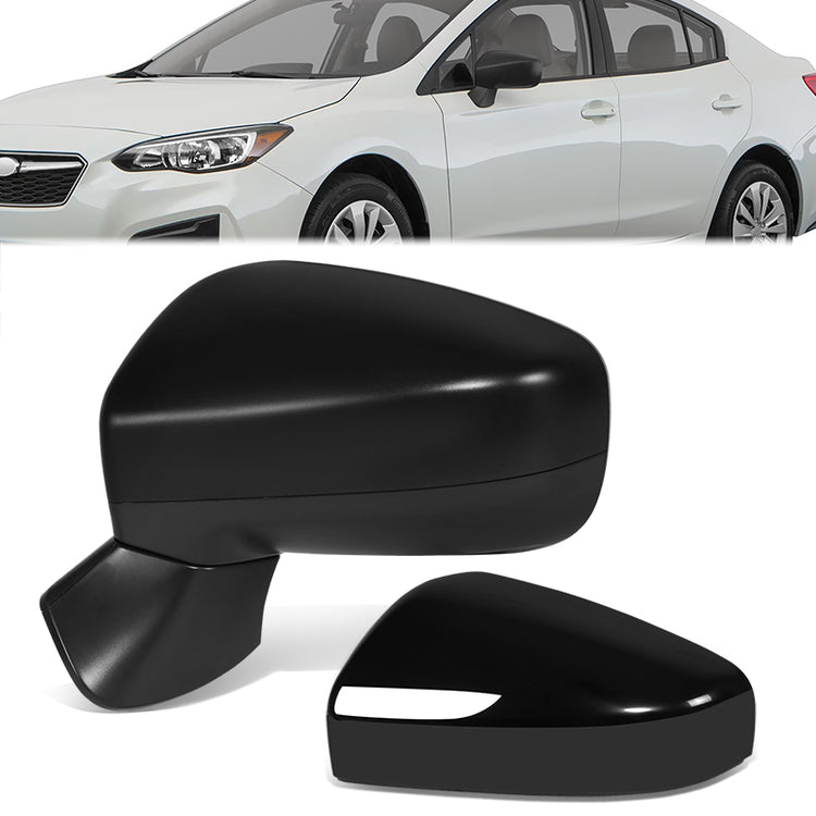 RETROVISOR MIRROR - OE STYLE - SUBARU IMPREZA 17-23 - WITH POWER WITH HEATED - DRIVER SIDE - PAINT TO MATCH - BLACK