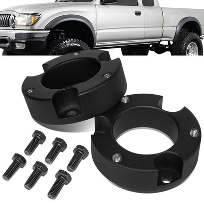 KIT ELEVACION 95-04 TOYOTA TACOMA / 96-02 TOYOTA 4RUNNER - FITS 6-LUG WHEEL HUB MODELS ONLY - FRONT - 3" LIFT - STRUT TOP MOUNT SPACER