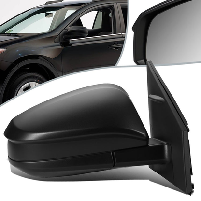RETROVISOR MIRROR - OEM - 13-15 TOYOTA RAV4 - POWERED - FOLDING - TEXTURED - RIGHT - BLACK