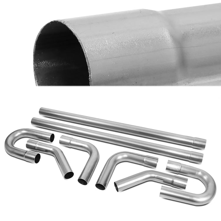 nan EXHAUST PIPES - MILD STEEL - DIY CUSTOM PIPE - 2.5”- 8 PCS