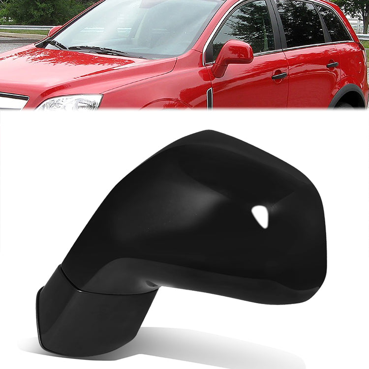 RETROVISOR MIRROR - OE STYLE - CHEVROLET CAPTIVA SPORT 13-15 - SATURN VUE 08-10 - WITH POWER WITH HEATED - DRIVER SIDE - PAINT TO MATCH - BLACK
