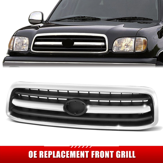 PARRILLA GRILLE - TY TUNDR 00-04/05-06/ GRILLE ASS'Y 00-02/ CHROME/BLACK//PARTS.NO,TO1200223//OEM NO,531000C020
