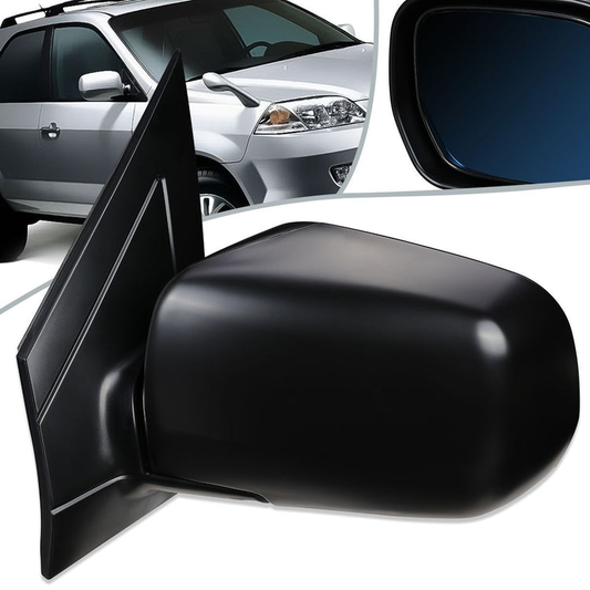 RETROVISOR MIRROR - 02-06 ACURA MDX - POWERED - HEATED - LEFT - OEM - TEXTURED - BLACK