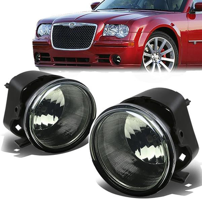 FAROS DE NIEBLA 05-10 CHRYSLER 300 (WITHOUT HEADLIGHT WASHERS, W/O TOURING / LIMITED MODELS) / 2006 DODGE CHARGER SRT-8 / 08-09 DODGE CALIBER SRT-4 - SMOKE