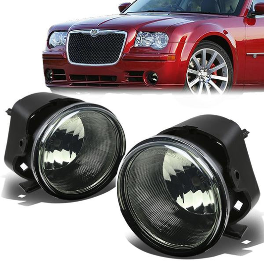 FAROS DE NIEBLA 05-10 CHRYSLER 300 (WITHOUT HEADLIGHT WASHERS, W/O TOURING / LIMITED MODELS) / 2006 DODGE CHARGER SRT-8 / 08-09 DODGE CALIBER SRT-4 - SMOKE