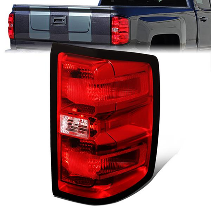 FAROS TRASEROS 14-18 CHEVY SILVERADO 1500 / 15-19 CHEVY SILVERADO 2500HD, SILVERADO 3500HD, GMC SIERRA 3500HD W/ DUALLY WHEELS / 2019 CHEVY SILVERADO 1500LD - FITS MODELS WITHOUT FACTORY LED TAIL LIGHTS -14-15 MODELS MUST REUSE ORIGINAL WIRING HARNESS -
