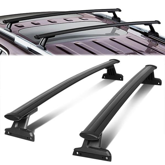 PORTAEQUIPAJE ROOF RACK CROSSBAR - 18-19 CHEVY TRAVERSE - BOLTS ONTO OEM ROOF RAILS ONLY - BLACK