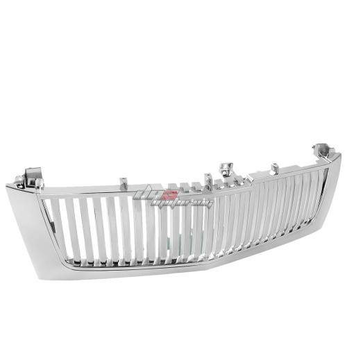 PARRILLA GRILLE - 02-06 CADILLAC ESCALADE , EXT / 03-06 CADILLAC ESCALADE ESV - VERTICAL FENCE STYLE - CHROME