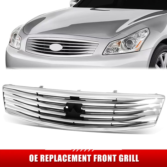 PARRILLA GRILLE - IN G35 (2/4D) '03-'06/'07-'08/ GRILLE ASS'Y 07-08/ CHROME/BLACK (4D)//PARTS.NO,IN1200116//OEM NO,62070JK60B