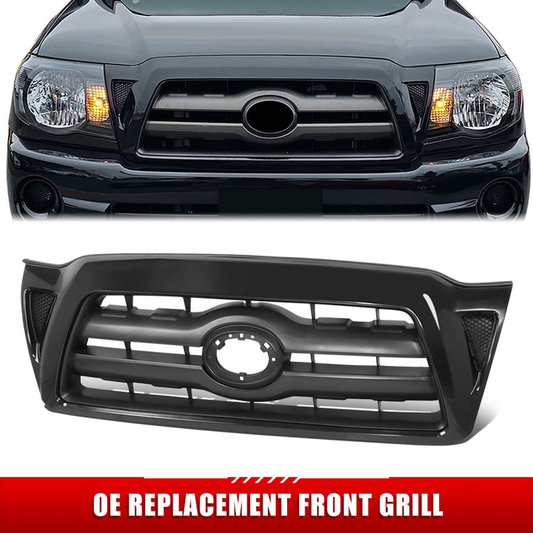 PARRILLA GRILLE - TY TACMA '05-'11/ GRILLE ASS'Y/ MAT-DARK GREY/ W/BLACK FRAME//PARTS.NO,TO1200279//OEM NO,5310004370C0