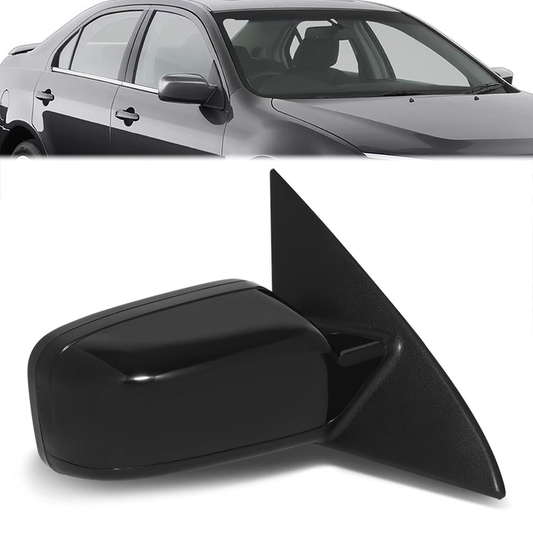 RETROVISOR MIRROR - OE STYLE - FORD FUSION 11-12 - WITH POWER WITH BLIND SPOT MIRROR WITH TEXTURED COVER - PASSENGER SIDE - PAINT TO MATCH - BLACK