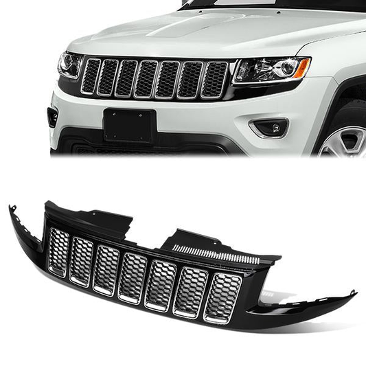 PARRILLA GRILLE - 14-16 JEEP GRAND CHEROKEE - HONEYCOMB MESH - BLACK