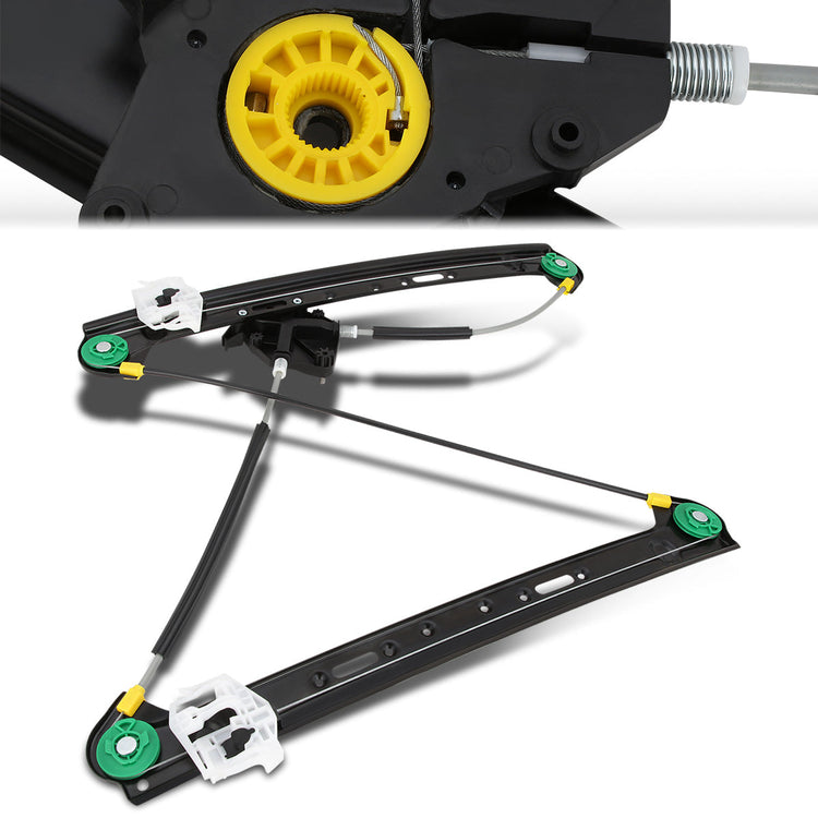 REGULADOR DE VENTANA WINDOW MOTORS & REGULATORS - METALLIC - 04-10 BMW X3 - METALLIC - BARE STEEL/PLASTIC