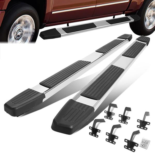 ESTRIBOS 5.25" - 19-20 DODGE RAM 1500 - EXTENDED CAB - CHROME / BLACK