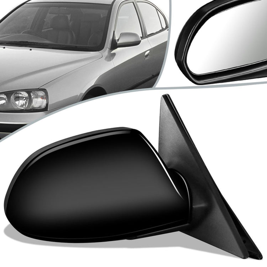 RETROVISOR MIRROR - OEM - 01-06 HYUNDAI ELANTRA GLS/GT - DOES NOT FIT LIMITED MODELS - POWERED - HEATED - BLACK - RIGHT