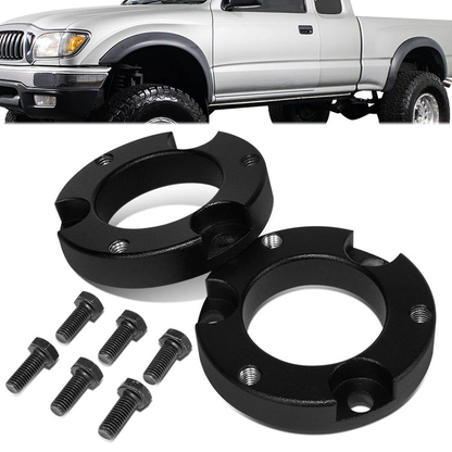 KIT ELEVACION 95-04 TOYOTA TACOMA / 96-02 TOYOTA 4RUNNER - FITS 6-LUG WHEEL HUB MODELS ONLY - FRONT - 2" LIFT - STRUT TOP MOUNT SPACER