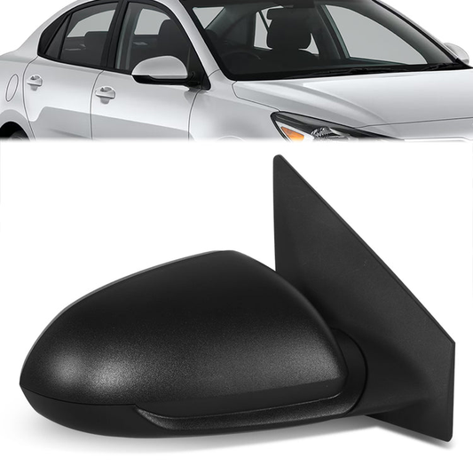 RETROVISOR MIRROR - OE STYLE - KIA RIO 18-20 - WITH MANUAL - PASSENGER SIDE - PAINT TO MATCH - BLACK