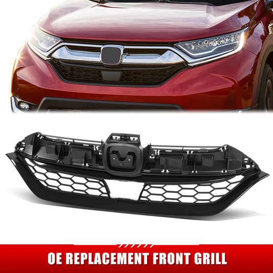 PARRILLA GRILLE - HD CRV 17-19/20-22/ GRILLE ASS'Y 17-19/ MAT-GRAY (EX|EX-L|TOURING)//PARTS.NO,HO1200233//OEM NO,71121TLAA10
