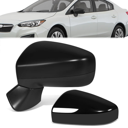 RETROVISOR MIRROR - OE STYLE - SUBARU IMPREZA 17-23 - WITH POWER - DRIVER SIDE - PAINT TO MATCH - BLACK