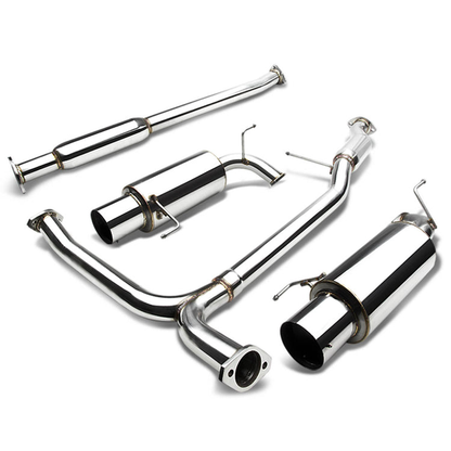 TUBERIA CATBACK CATBACK - 98-02 HONDA ACCORD V6 - DUAL TIP - STAINLESS STEEL