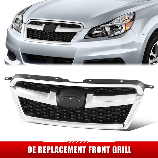 PARRILLA GRILLE - SB LGCY/OTBAK 10-14/ GRILLE ASS'Y 13-14/ MAT-BLACK W/CHROME MLDG/ (LEGACY)//PARTS.NO,SU1200157//OEM NO,91121AJ13A