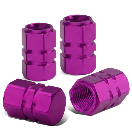 ACCESORIOS 17MM / 1.00" TALL - HEXAGON STYLE - PURPLE