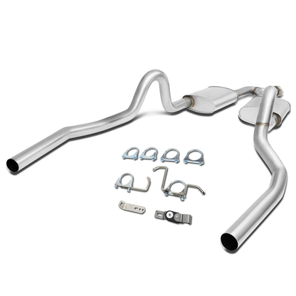 TUBERIA CATBACK CATBACK - 99-04 FORD MUSTANG 3.7L - STAINLESS STEEL