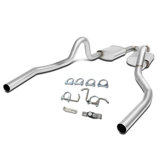 TUBERIA CATBACK CATBACK - 99-04 FORD MUSTANG 3.7L - STAINLESS STEEL