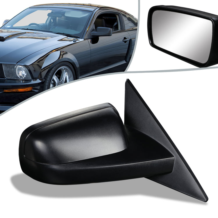RETROVISOR MIRROR - OEM - 05-09 FORD MUSTANG - POWERED - BLACK - RIGHT