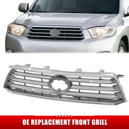 PARRILLA GRILLE - TY HILANDR '08-'10/ GRILLE ASS'Y/ CHROME SILVER-GRAY/ W/SMOKE BLACK (SPORT)//PARTS.NO,TO1200308//OEM NO,5310148170