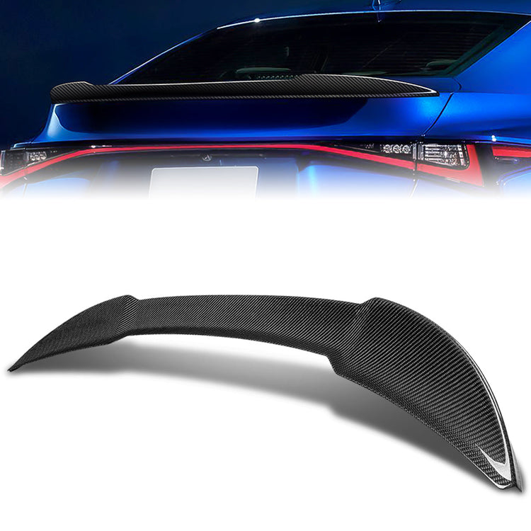 SPOILER CAR TRUNK SPOILER - 21-23 LEXUS IS300 SEDAN / 21-23 LEXUS IS350 SEDAN / 22-23  LEXUS IS500 - CARBON FIBER BLACK