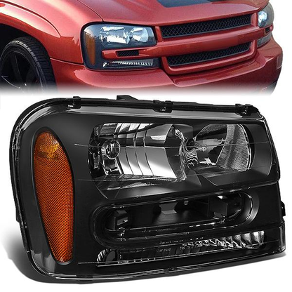 FAROS OE STYLE - 02-09 CHEVROLET TRAILBLAZER / 02-06 CHEVROLET TRAILBLAZER EXT - ONLY FITS MODELS WITH FULL LENGTH GRILL BAR - 9006 LOW BEAM / 9005 HIGH BEAM - RIGHT